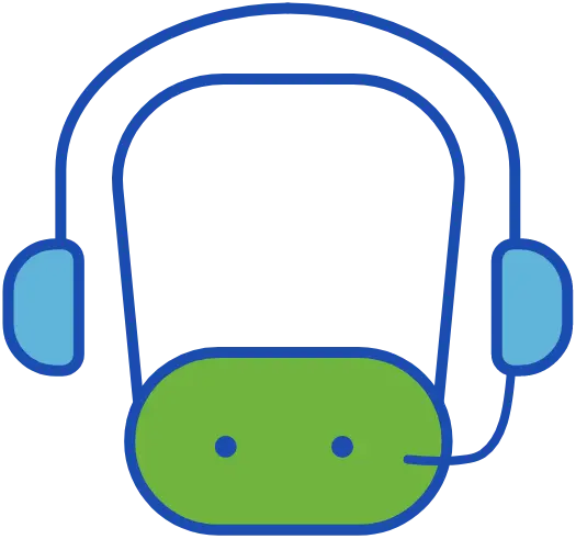 Tailored technical support - County Milk Products Icon of a cow with a headset on - Tailored technical support - County Milk Products
